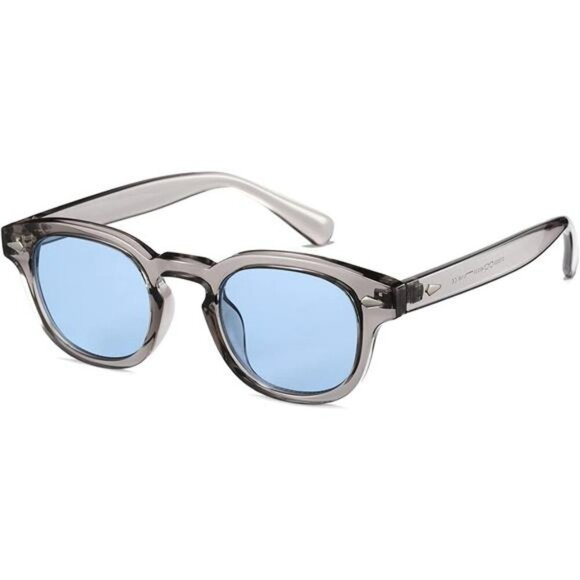 Vintage Round Tinted Sunglasses Retro Circle UV400 Unisex Travel Eyewear - Picture 1 of 7